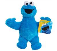 Just Play Peluche Cookie Monster de Sesame Street de 20,3 cm de Haut, Rembourrage en matières recyclées, Jouets pour Enfants de 2 Ans et Plus, Bleu