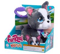 Just Play Peluche Interactive à l’effigie d’Un Bouledogue français de FurReal, Chiot en Peluche Marcheur mesurant 20,3 cm de Haut avec Fonctions sonores, Jouets pour Enfants de 4 Ans et Plus