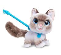 FurReal Friends Peluche interactive Wag-A-Lots Kitty - Chaton marcheur 20 cm, effets sonores, rose