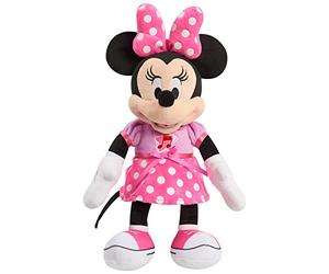 Just Play Peluche Musicale La Maison Magique de Mickey Mouse Disney Junior avec Effets sonores et Lumineux, Minnie Mouse, Jouet pour Enfant de 3 Ans et Plus