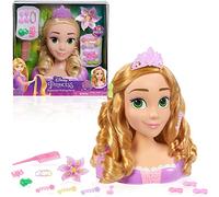 Just Play Raiponce Tête à coiffer Deluxe Raiponce jouet pour filles Accessoires cheveux