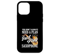 Just Play Saxophone Saxophoniste Groupe de Jazz Amusant Coque pour iPhone 12 Mini