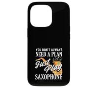 Just Play Saxophone Saxophoniste Groupe de Jazz Amusant Coque pour iPhone 13 Pro