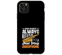 Just Play Saxophone Saxophoniste Instrument de Jazz Coque pour iPhone 11 Pro Max