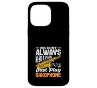 Just Play Saxophone Saxophoniste Instrument de Jazz Coque pour iPhone 14 Pro Max