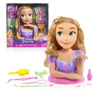 Just Play Tête à coiffer de luxe Rapunzel – 13 accessoires – Pour 3 ans et plus