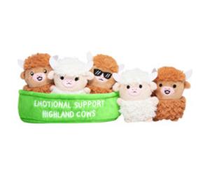 Just Play Vaches Highland de soutien émotionnel, Peluche
