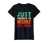 Just Promuted to Meemee Est 2026 Vintage Grandma 26 T-Shirt