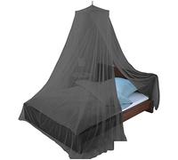 Just Relax Moustiquaire élégante avec kit de Suspension, idéal pour l'intérieur ou l'extérieur, pour Couvrir Les Lits, berceaux, hamacs Twin/Full Noir