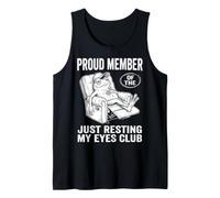 Just Resting My Eyes Funny Frog Nap Lover Lazy Sleeper Débardeur