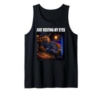 Just Resting My Eyes Ours Gamer drôle Jeu vidéo Sommeil Débardeur