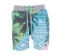 Just Rhyse Pantalon 'Sunrise' bleu / gris / vert / blanc, Taille 38