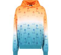 Just Rhyse Sweat-shirt 'Bubble Dream' bleu / orange / blanc, Taille XXXL