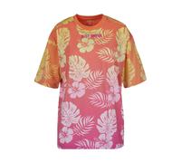 Just Rhyse T-shirt 'Holidays' orange / rose / blanc, Taille XL