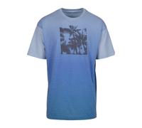 Just Rhyse T-Shirt 'NewburnSun' saphir / bleu-gris / noir, Taille XL