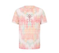 Just Rhyse T-Shirt 'Pocosol' bleu clair / abricot / corail, Taille XL