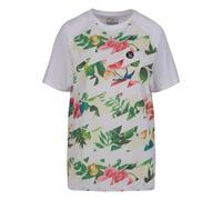 Just Rhyse T-Shirt 'Samara' jaune pastel / jade / pitaya / blanc, Taille L