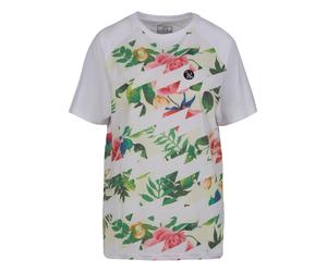 Just Rhyse T-Shirt 'Samara' jaune pastel / jade / pitaya / blanc, Taille M