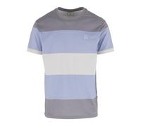 Just Rhyse T-Shirt 'Seaside' beige chiné / bleu clair / gris, Taille M
