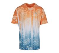 Just Rhyse T-Shirt 'Wave Bounce' bleu roi / orange / blanc, Taille XXL