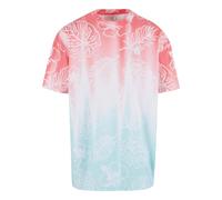 Just Rhyse T-Shirt 'Wave Bounce' menthe / rouge / blanc, Taille M