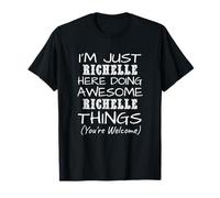 Just Richelle Here Doing Richelle Things Prénom T-Shirt