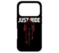 Just Ride Cycling Bicycle Rider Road Bike Racer Cyclist Coque pour iPhone 17 Pro