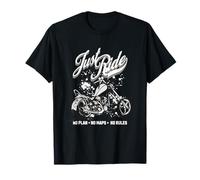 Just Ride Motorcycle Graphic, Cruiser Design, Vicla Chopper T-Shirt