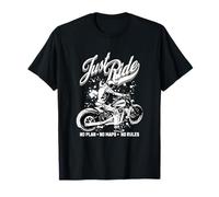 Just Ride Motorcycle Graphic, Cruiser Design, Vicla Chopper T-Shirt