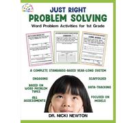 Just Right Problem Solving: Word Problem Activities for 1st Grade