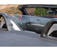 Just Roadster Déflecteur d'air en plexiglas transparent pour Mercedes SLK R171 demi-taille