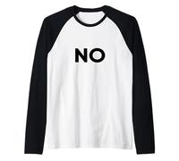 Just Say No for What's Wrong Graphic Tees & Cool Designs Manche Raglan