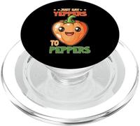 Just Say Yeppers to Peppers Végétal PopSockets PopGrip pour MagSafe