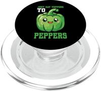 Just Say Yeppers To Peppers Végétal - PopSockets PopGrip pour MagSafe