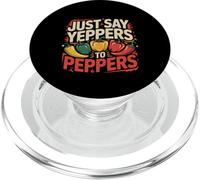 Just Say Yeppers To Peppers Végétal ---- PopSockets PopGrip pour MagSafe