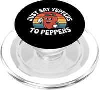 Just Say Yeppers to Peppers Végétal |- PopSockets PopGrip pour MagSafe