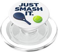 Just Smash It Padel - Citation Amusante sur Le Paddle-Tennis PopSockets PopGrip pour MagSafe
