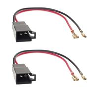 JUST SOUND best choice for caraudio Lot de 2 adaptateurs de haut-parleur vers DIN compatible avec Opel Renault Seat VW Volvo