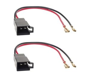 JUST SOUND best choice for caraudio Lot de 2 adaptateurs de Haut-Parleur vers DIN Compatible avec Opel Renault Seat VW Volvo