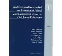 Just, Speed and Inexpensive?: Evaluation of Judicial Case Management Under the Civil Justice Reform Act (Paperback)(English / Polish) - Common