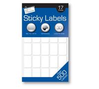 Just Stationery Étiquettes autocollantes Blanc 19 x 12 mm