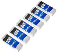 Just Stationery Lot de 6 gommes Blanc