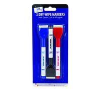 Just Stationery Stylo effaçable à sec avec gomme