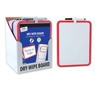 Just Stationery Tableau Blanc Magnétique Couleurs Assorties A4