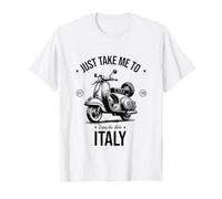 Just Take Me to Italy Trottinette Vintage pour Voyage T-Shirt