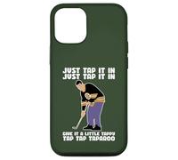 Just Tap In, I Play Golf, Clubs de golf amusants sarcastiques Coque pour iPhone 12/12 Pro