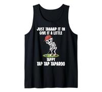 Just Tap It in Funny Golf Love Taparoo Skeleton Halloween Débardeur