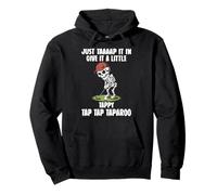 Just Tap It in Funny Golf Love Taparoo Skeleton Halloween Sweat à Capuche