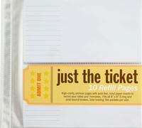 Just the Ticket Refill Sheets