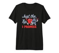 Just The Tip I Promise Tattoo Lovers Care T-Shirt Haut de Gamme